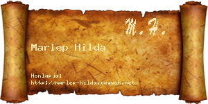 Marlep Hilda névjegykártya